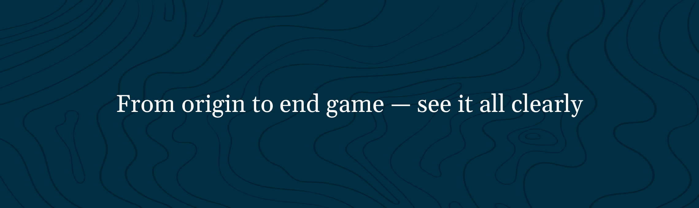 BanQu slogan over topography lines