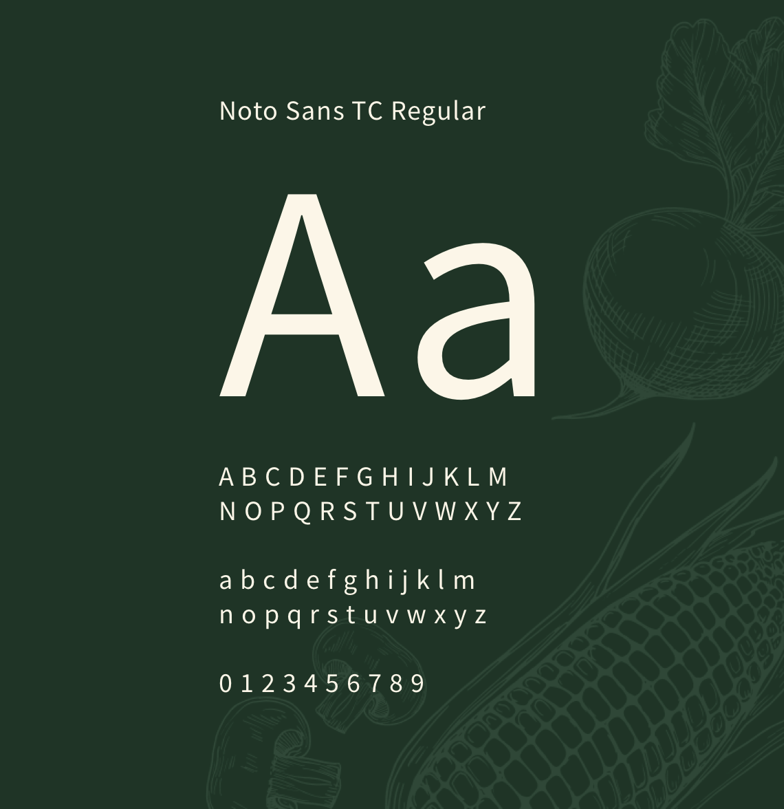 Minneapolis Farmers Market Noto Sans TC Bold typography font style