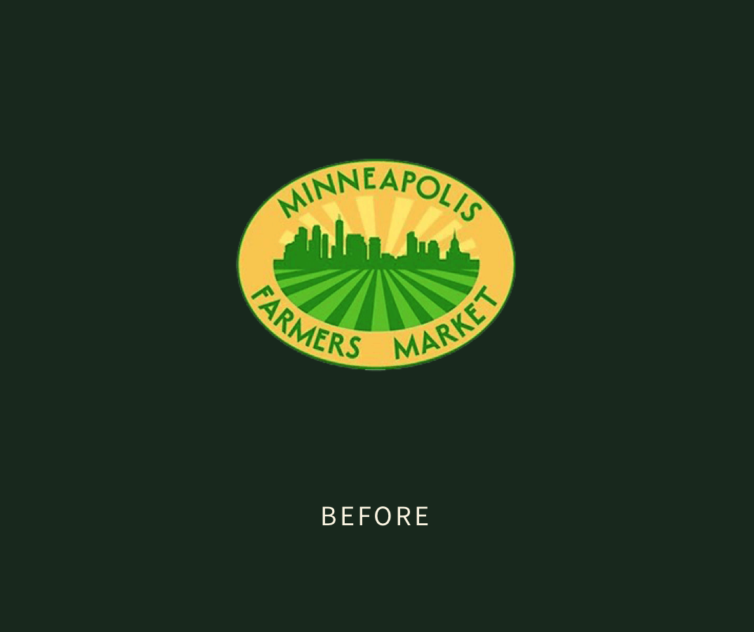 Minneapolis Farmers Market logo before