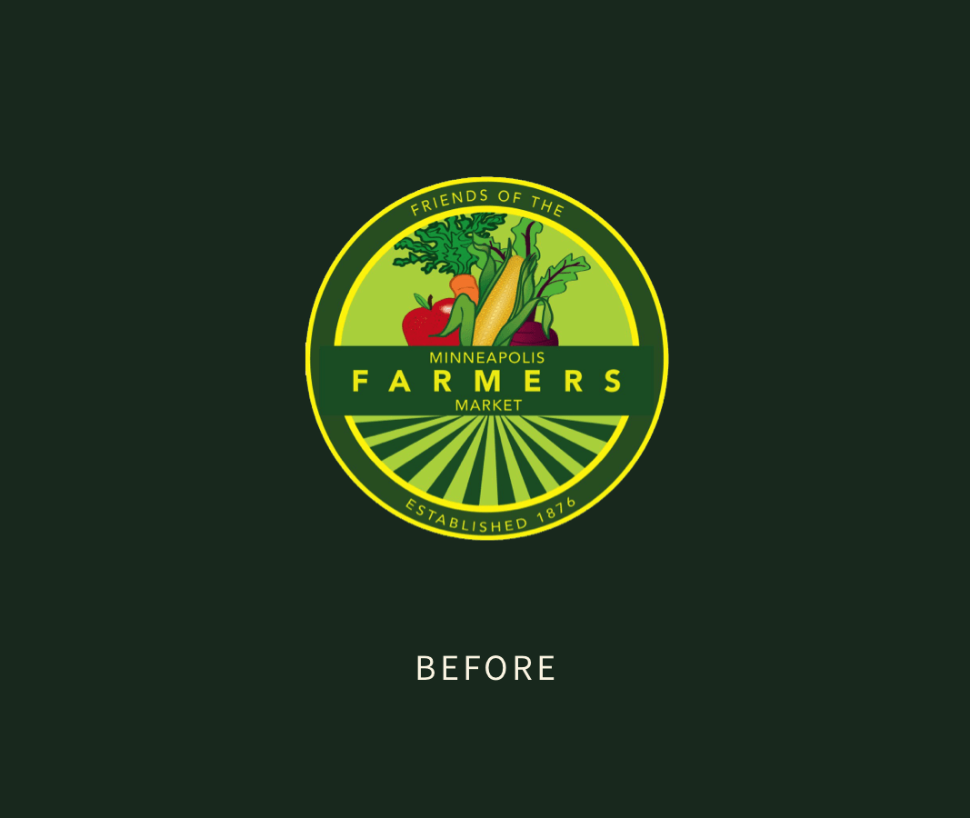 Minneapolis Farmers Market logo before