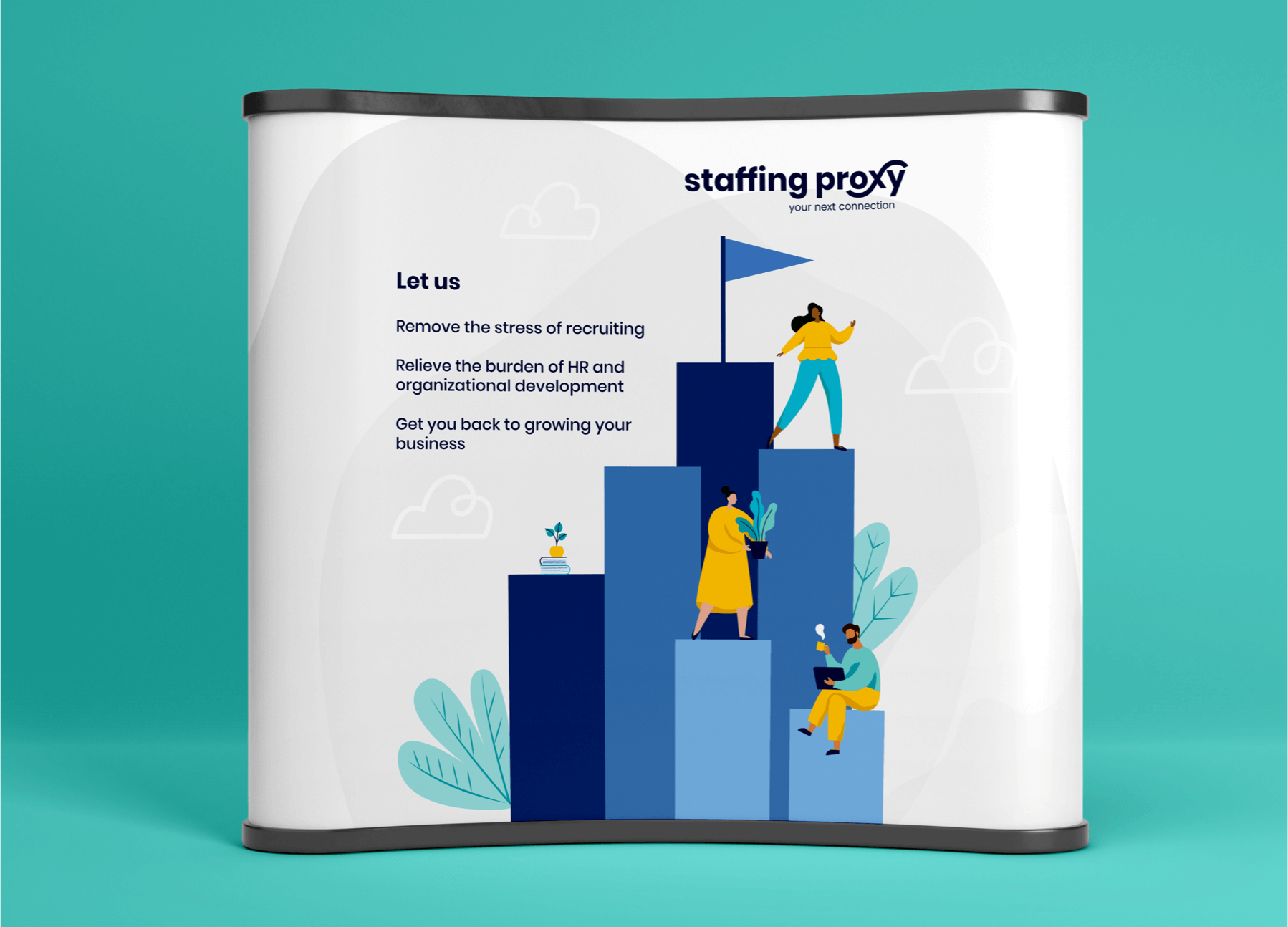 Staffing Proxy booth (about)