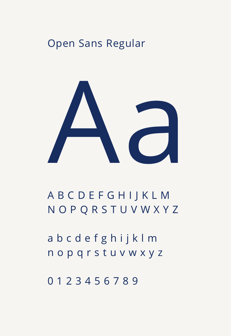 Staffing Proxy Open Sans Regular typography font style