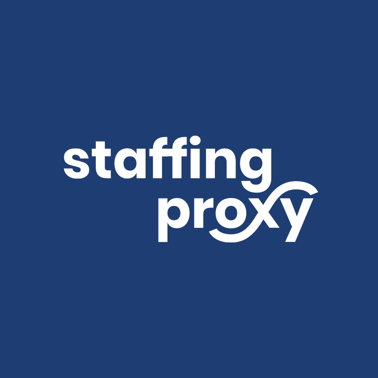 Staffing Proxy logo white